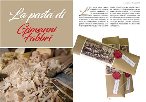 La pasta di Giovanni Fabbri nel Food&Wine Magazine di Toscanadove