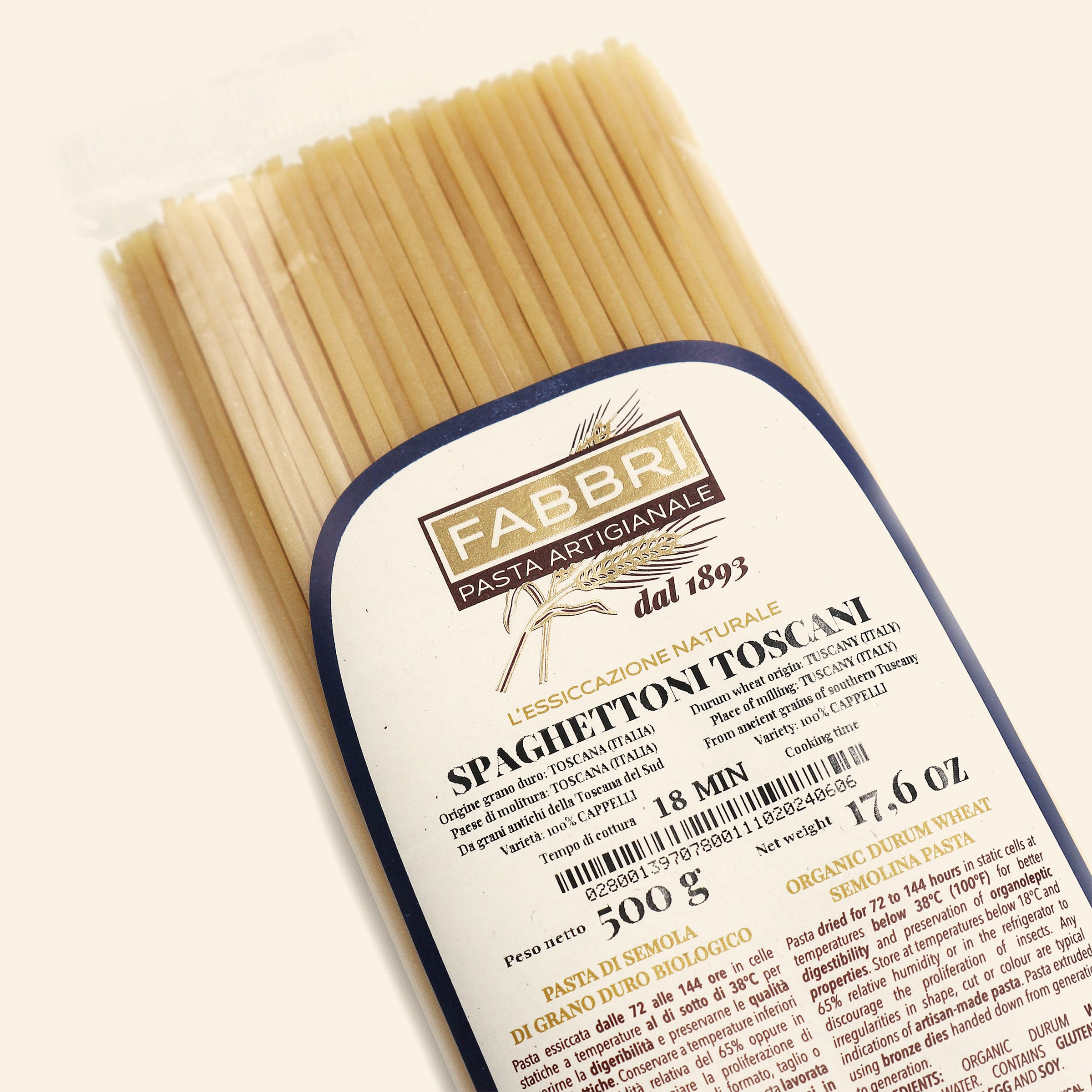 Organic Spaghettoni toscani