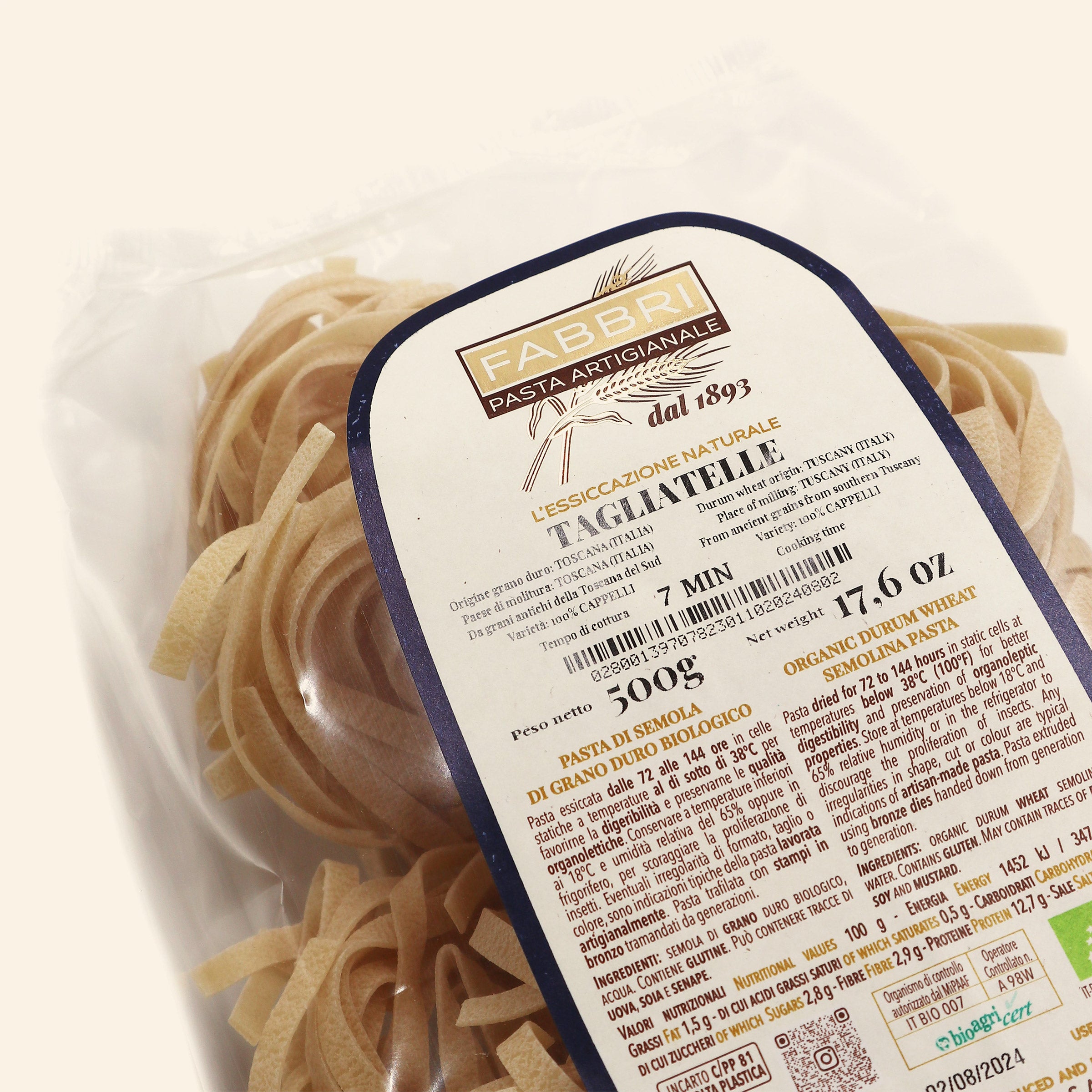 Tagliatelle Bio