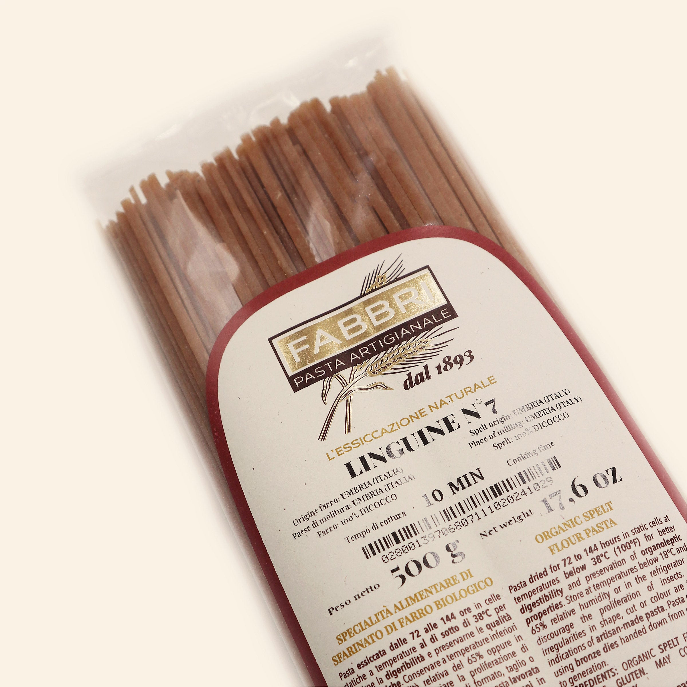 Organic Linguine 100% Emmer wheat